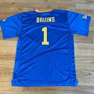 Blue and yellow UCLA Bruins football jersey